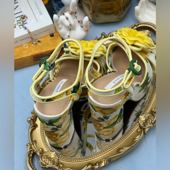 🆕 GIANNI BINI 🧿 NWOB Brook Floral Print Block Heel Platform Sandals, Sz US 6 - Picture 9 of 13